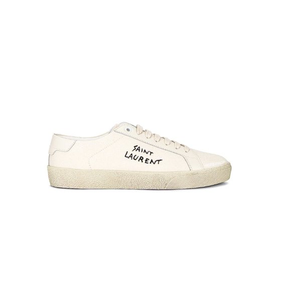 🚫 SOLD Saint Laurent Court Classic SL/06 Embroidered Sneakers - Picture 5 of 11